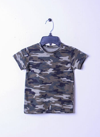 Boys camo t-shirt (Green Camo)