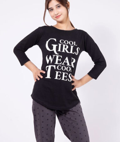 Winters pack Cool Girl (Black) Star Trouser (Grey)