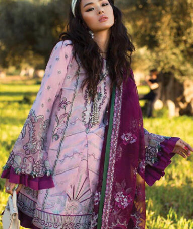 Summer Embroidered Lawn With Dupatta