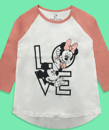 Love Full Sleeve Girls Outerwear T-Shirt