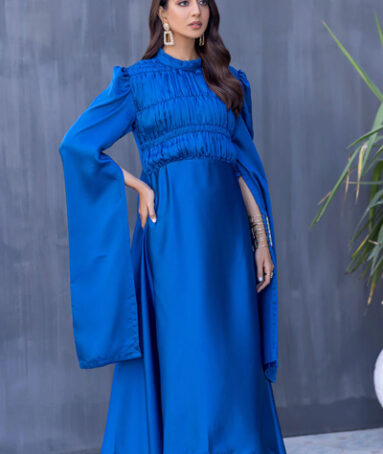 Silk Long Maxi With Long Sleeves