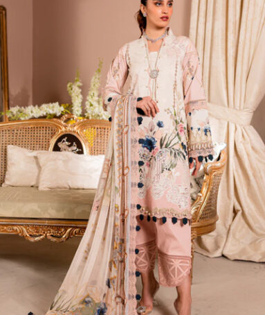 Digital Printed Bamber Chiffon Dupatta