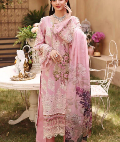 Elaf Luxury Festive Chikankari Lawn 3PC