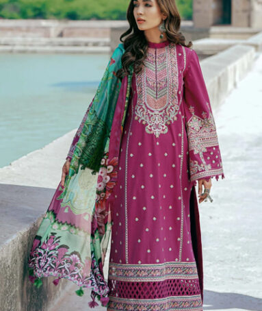 Fandango Magenta Luxury Lawn Eid Unstitched