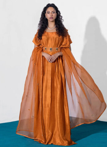 Floor Length Kaftan With Long Slits